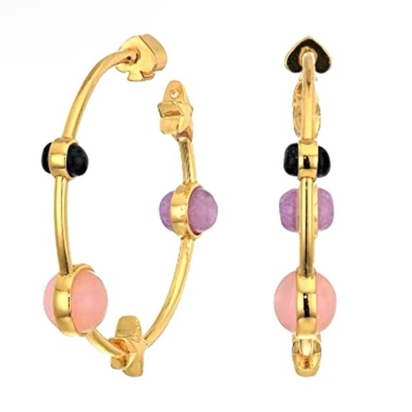 KATE SPADE On The Rocks Hoop Earrings - Picture 3 of 6